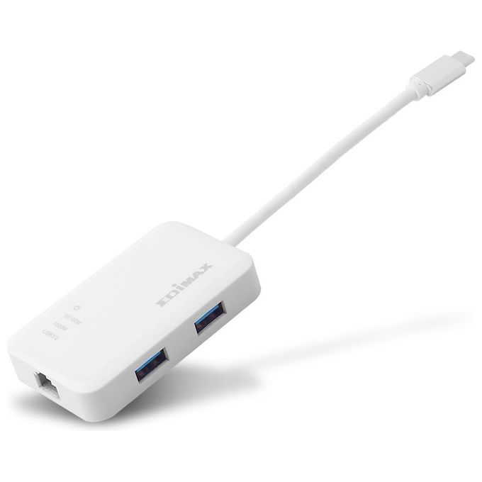 Edimax Adattatore di Rete Ethernet Gigabit e 3 Porte Usb 3.0