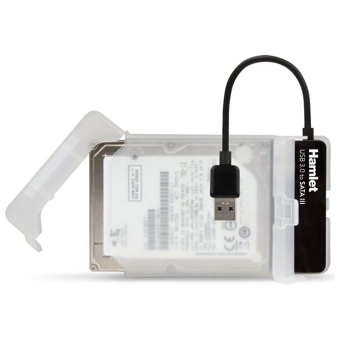 Hamlet Screwlessbox Adattatore usb 3.0 a sata3