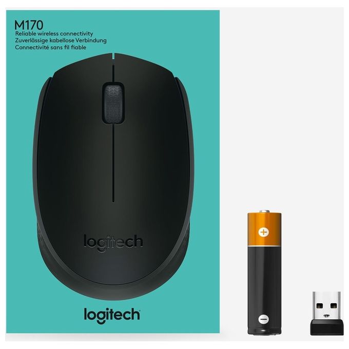 Logitech M171 Mouse Wireless Nero