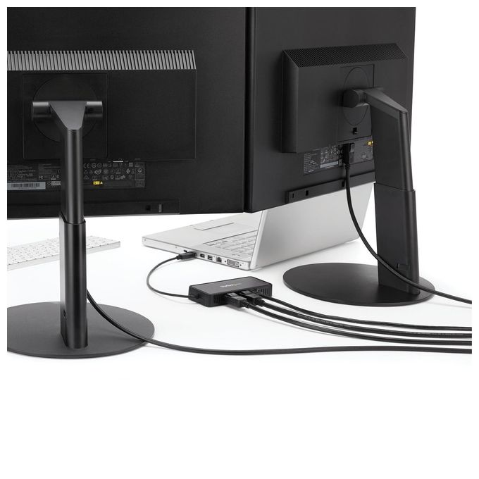 StarTech Mini Docking Station Usb a Doppio DisplayPort per Portatili Dual 4K 60Hz GbE Usb 3.0