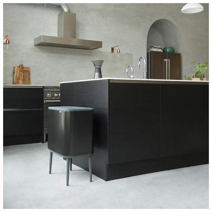 Brabantia Waste Bin Bo Touch Bin Pattumiera 36 Litri Nero