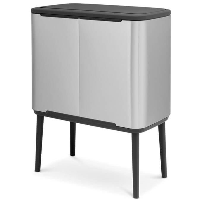 Brabantia Bo Touch Bin Pattumiera Metallo Inox Satinato FPP 3x11 Litri