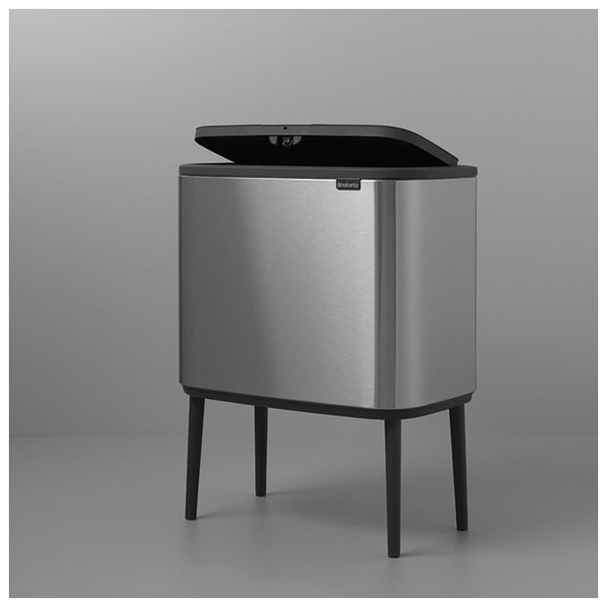 Brabantia Bo Touch Bin Pattumiera Metallo Inox Satinato FPP 3x11 Litri