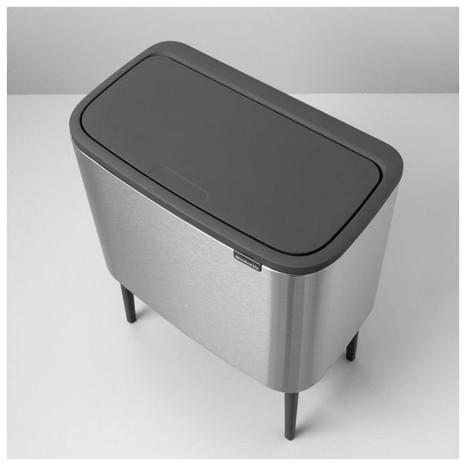 Brabantia Bo Touch Bin Pattumiera Metallo Inox Satinato FPP 3x11 Litri