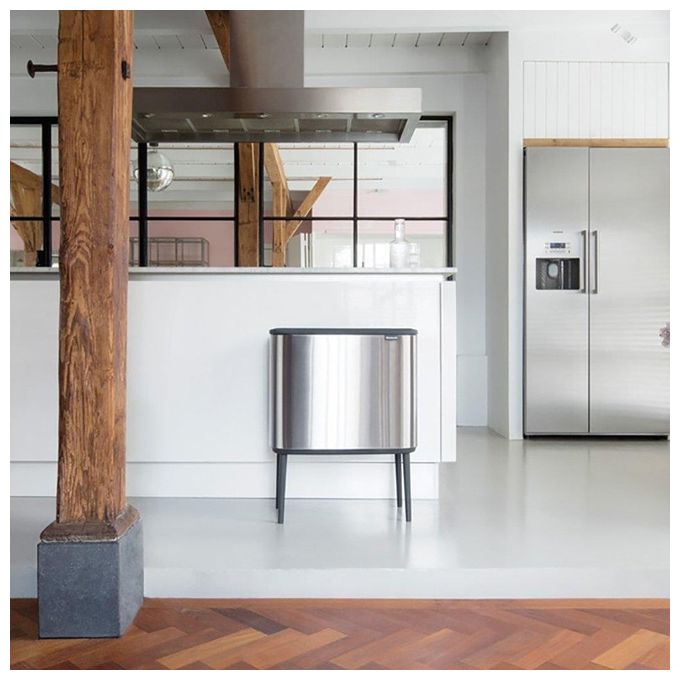 Brabantia Bo Touch Bin Pattumiera Metallo Inox Satinato FPP 3x11 Litri