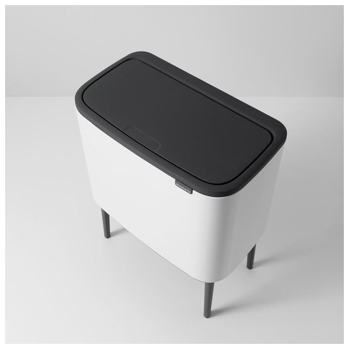 Brabantia Waste Bin Bo Touch Bin Pattumiera 36 Litri Bianco