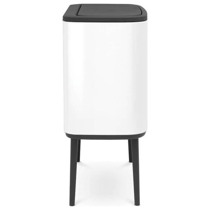 Brabantia Bo Touch Bin Pattumiera Metallo Bianco 11 e 23 Litri