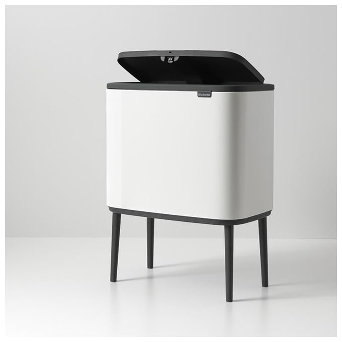 Brabantia Waste Bin Bo Touch Bin Pattumiera 36 Litri Bianco