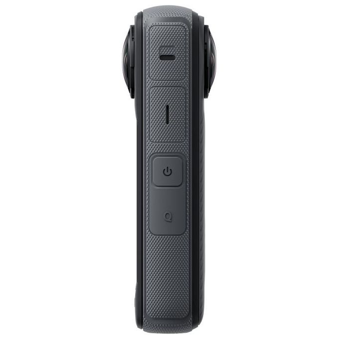 Insta360 CINSABMA X4 Action Cam 360° 8K 5.7K 60fps 4K stabilizzazione FlowState impermeabile IPX8 autonomia 135 min colore Nero