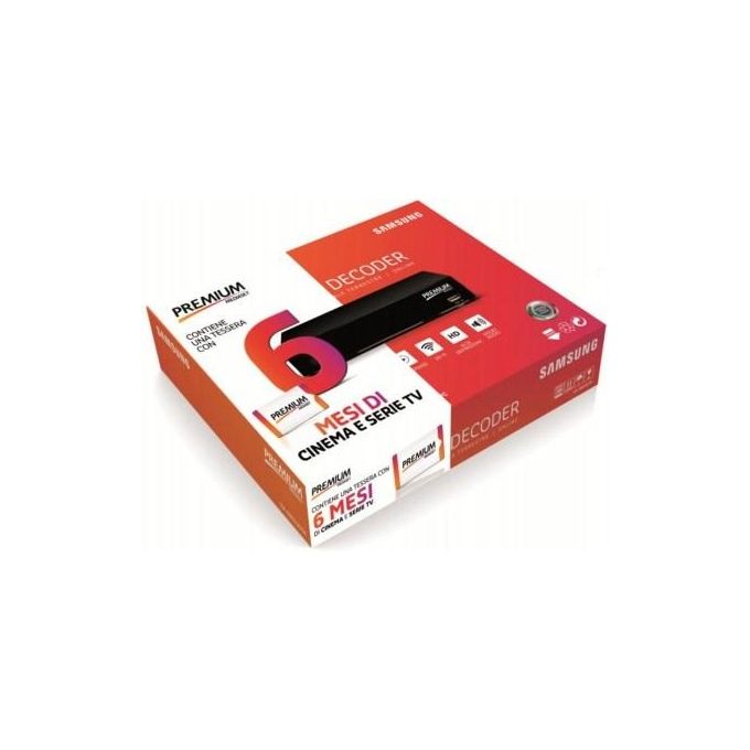Mediaset Premium MHP HD Decoder Smart Satellite Digitale Nero