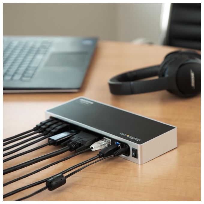 Startech Docking Station per Doppio Monitor Usb 3.0 Hdmi e Dvi-Vga