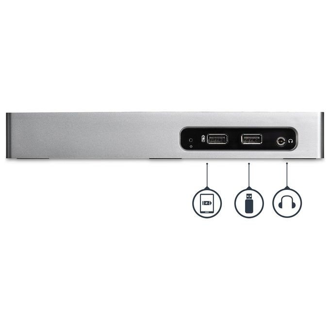Startech Docking Station per Doppio Monitor Usb 3.0 Hdmi e Dvi-Vga