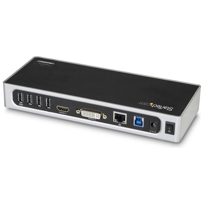 Startech Docking Station per Doppio Monitor Usb 3.0 Hdmi e Dvi-Vga