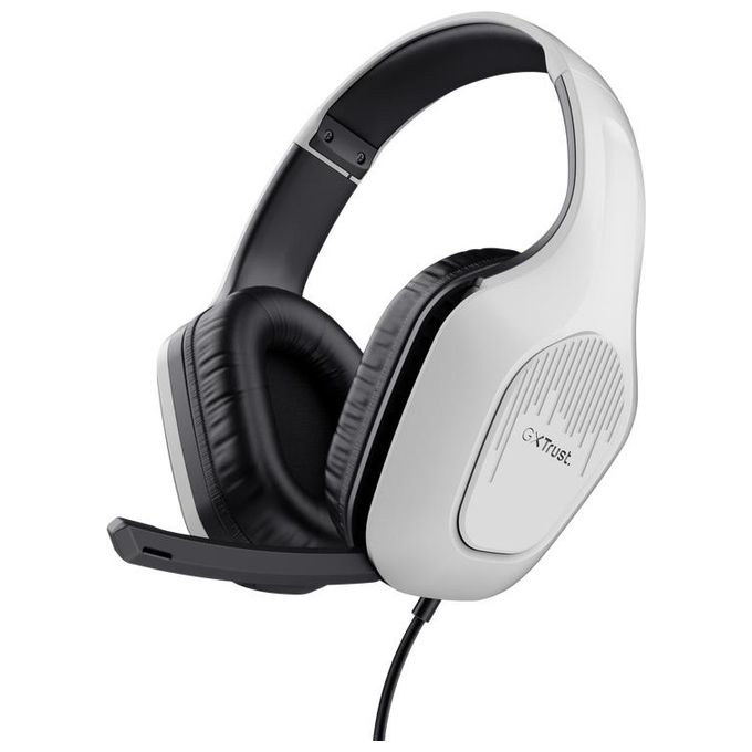 Trust GXT 415PS ZIROX Cuffie Gaming Nero-Bianco