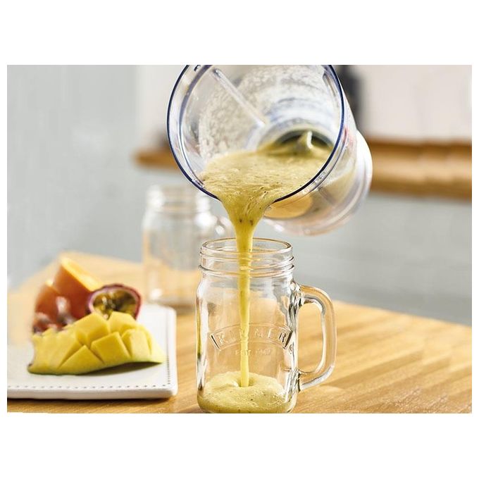 Kenwood FDM301SS Multipro Compact Robot da Cucina 800W 2,1 Litri Frullatore 1,2 Litri Acciaio Inox