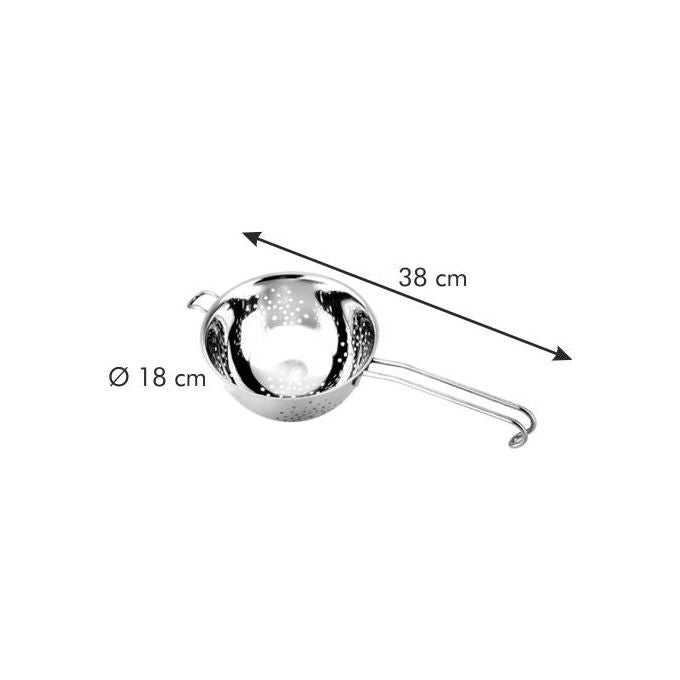 Tescoma Scolapasta Inox con Manico 18cm Grandchef