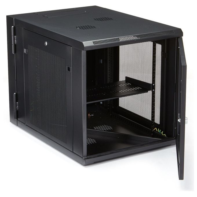 Startech RK1232WALHM Armadio per Server Rack Montabile a Parete 12U Armadio a Cerniera Fino s 32'' 81cm di Profondita'