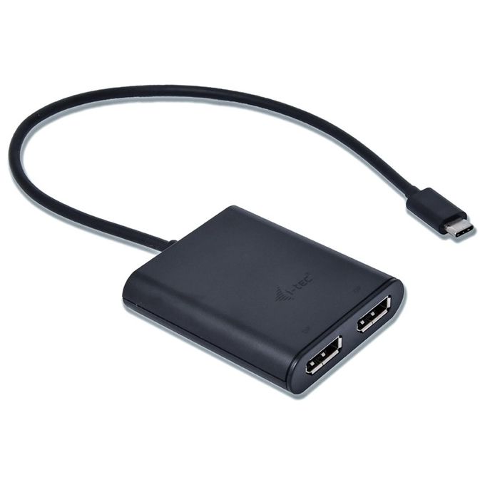 I-tec 3G60117 Adattatore Video USB-C Dual DisplayPort 4K 2 Monitor 4K 30Hz USB 3.2 Gen 1 colore Nero