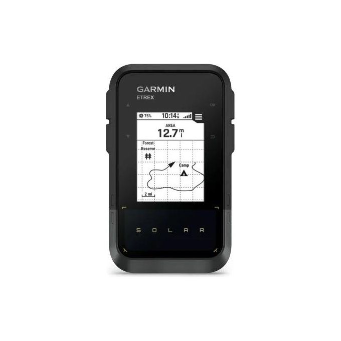 Garmin 010-02782-00 eTrex Solar Navigatore GPS Portatile con Alimentazione Solare e GPS Multibanda colore Nero Grigio
