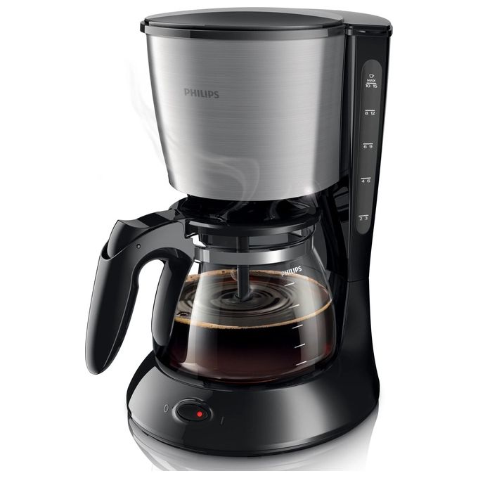 Philips HD7462-20 Daily Collection Macchina da Caffe' Sistema con Filtro Potenza 1000 W Capacita' 1,2 Litri Aroma Twister Silver
