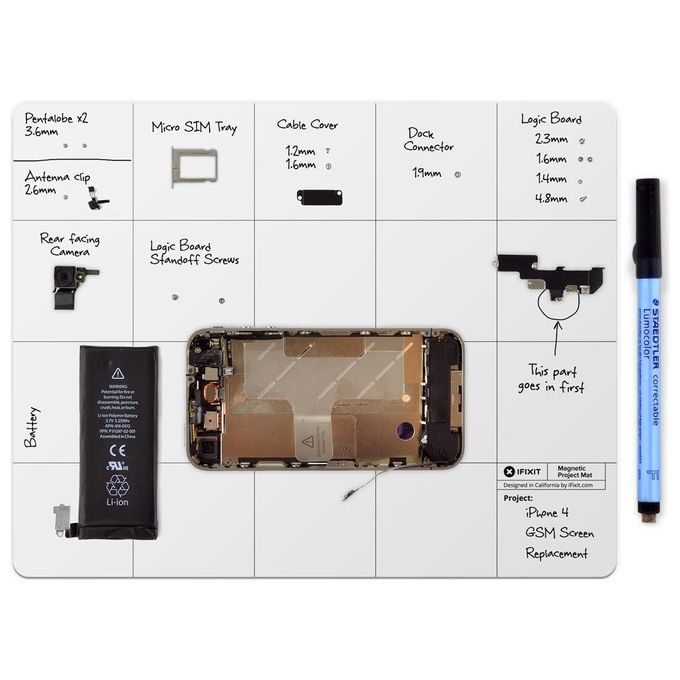 IFixit Magnetic Project Mat Pro Magnetico Supporto da Lavoro