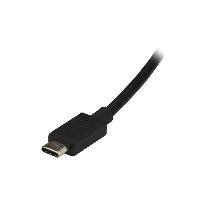 StarTech MSTCDP123HD Adattatore USB-C a HDMI Multi-Monitor Hub MST 3 Porte 4K 30Hz 1080p Cavo 0,3 m Solo Windows colore Nero