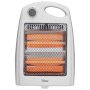 Bimar HR304 Stufa Radiante con Resistenze al Quarzo 2 Livelli di Potenza 800W 220-240V Bianco-Grigio
