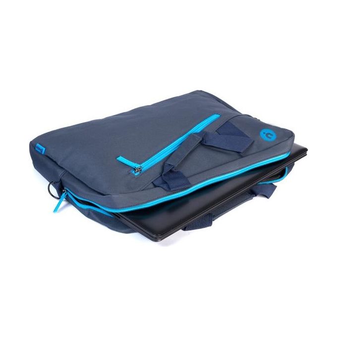 Ngs Ginger Blu Borsa per Notebook da 15,6 con Tasche Esterne Blu