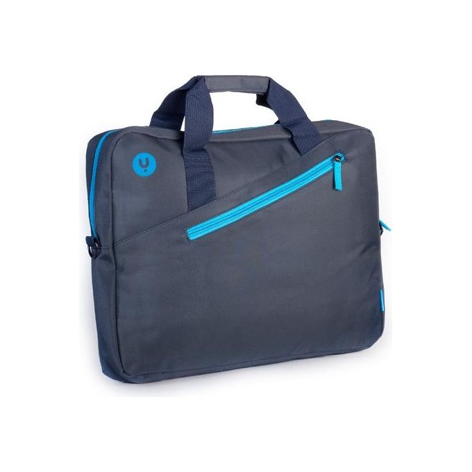 Ngs Ginger Blu Borsa per Notebook da 15,6 con Tasche Esterne Blu