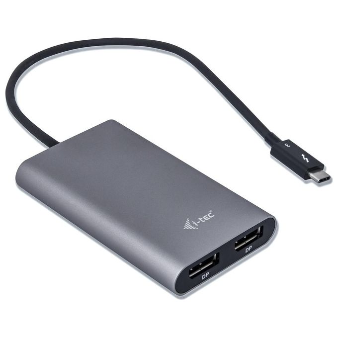 I-tec TB3DUAL4KDP Adattatore Grafico Usb 5120x2880 Pixel Nero