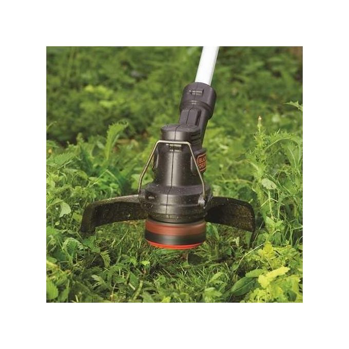 Black+Decker Tagliabordi Elettrico a Batteria Litio 18v 2,0 ah con 25 cm Taglio Alimentazione filo Automatica