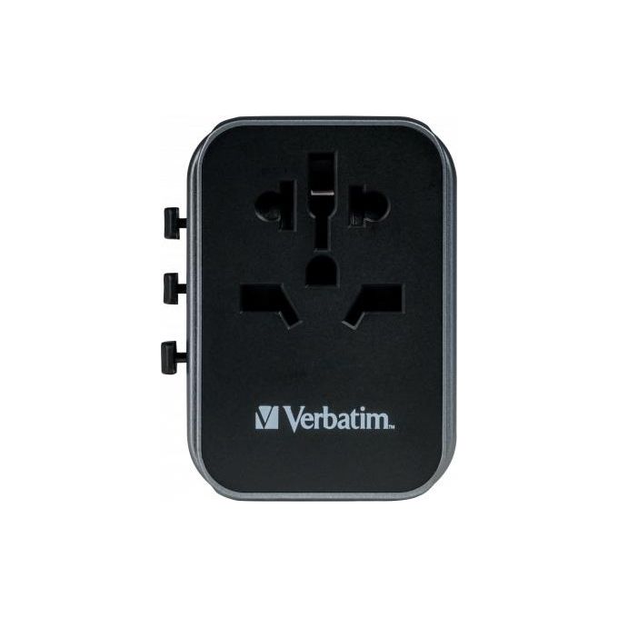 Verbatim Univesal Travel Adapter UTA-03 USB-C 30W 2xUSB-C 2xUSB-A