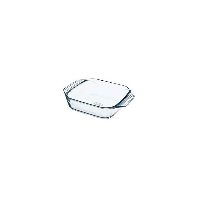 Pyrex Optimum Tegame Quadrato Vetro 2,4Lt Trasparente