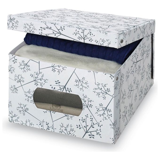 Domopack Living Scatola Portabiancheria in Pvc 39x50x24 Cm