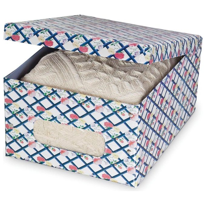 Scatola portabiancheria in pvc 38,5x50x24 L assortiti