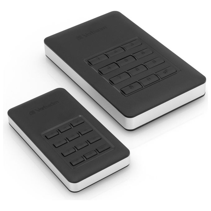 Verbatim Disco Rigido Esterno 1Tb Usb 3.1 Gen1 Storengo Crittografato Accesso con Tastierino Numerico Aes 256bit