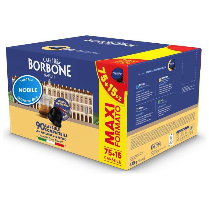 Borbone Dolce Gusto Re Nobile 75+15 Pezzi