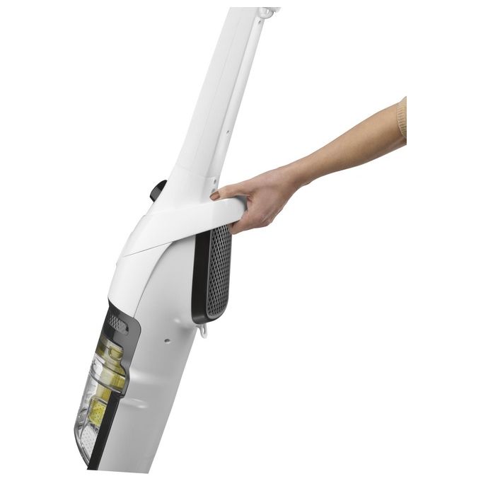 Rowenta RH8147WA Powerline Extreme Cyclonic Scopa Elettrica con Filo Senza Sacchetto Pulizia a Secco Capacita' 0,9 Litri 750 W Bianco-Giallo