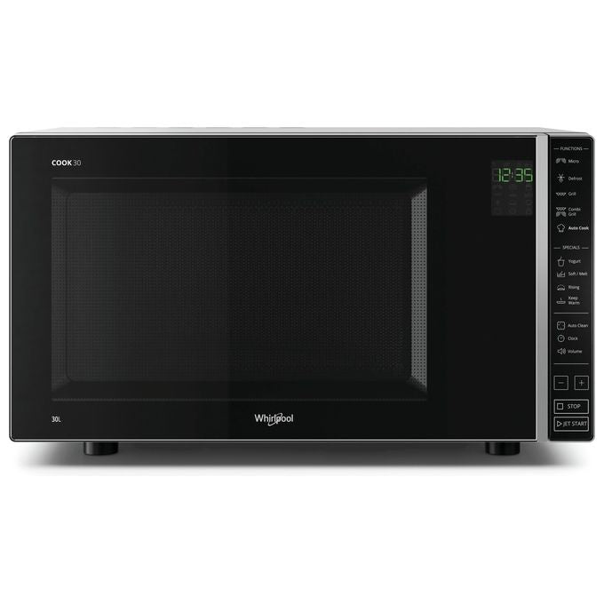Whirlpool MWP303SB Forno a Microonde Combinato Capacita' 30 Litri Potenza 900 W Elettronico Jet grill Funzione Yogurt Dough Rising Grigio