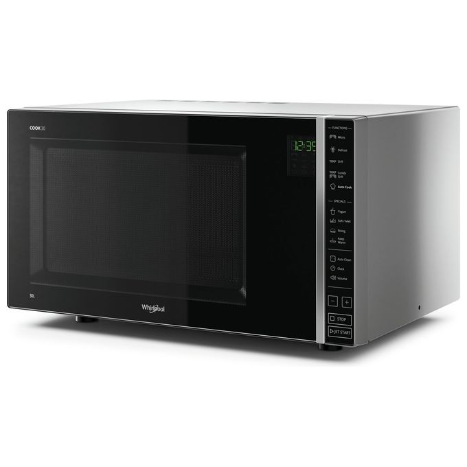Whirlpool MWP303SB Forno a Microonde Combinato Capacita' 30 Litri Potenza 900 W Elettronico Jet grill Funzione Yogurt Dough Rising Grigio