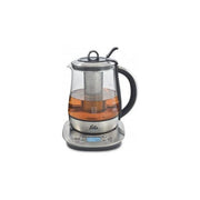 Solis 962.35 Tea Kettle Digital Bollitore Elettrico 1,2 L 1400 W Controllo Temperatura Regolabile da 50°C a 100°C Filtro Te' Rimovibile Base Girevole 360° Display LCD colore Acciaio Inox Trasparente