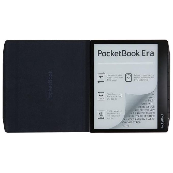 PocketBook HN-QI-PU-700-WB-WW Cover per PocketBook Era con Ricarica Wireless Qi Integrata colore Blu