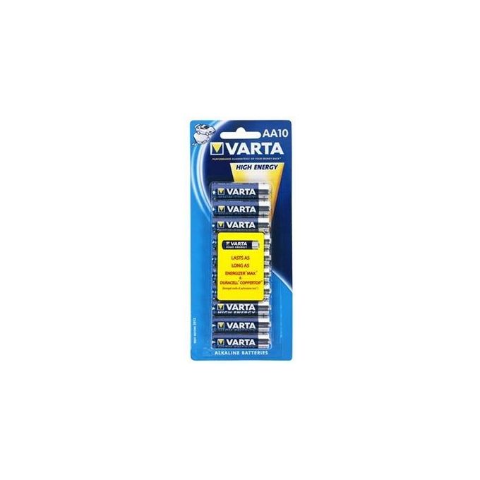 Varta Confezione 10 Pezzi LongLife Power Blu AA Alcalina