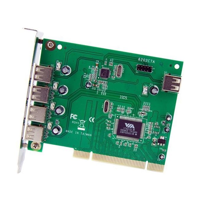 StarTech Scheda Pci con 7 porte USB 2.0 ad alta velocita'