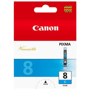 Canon cli-8 c serbatoio inchiostro ciano chromalife 100