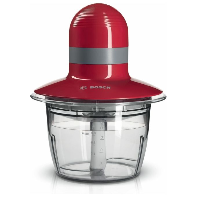 Bosch MMR08R2 Tritatutto 400W 0,8 Litri Rosso-Grigio