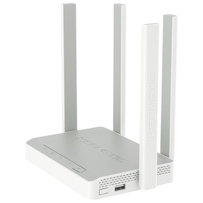 Keenetic KN-3012-01-EU Speedster Router Wi-Fi 5 Mesh AC1200 con Smart Switch Gigabit a 4 porte colore Bianco