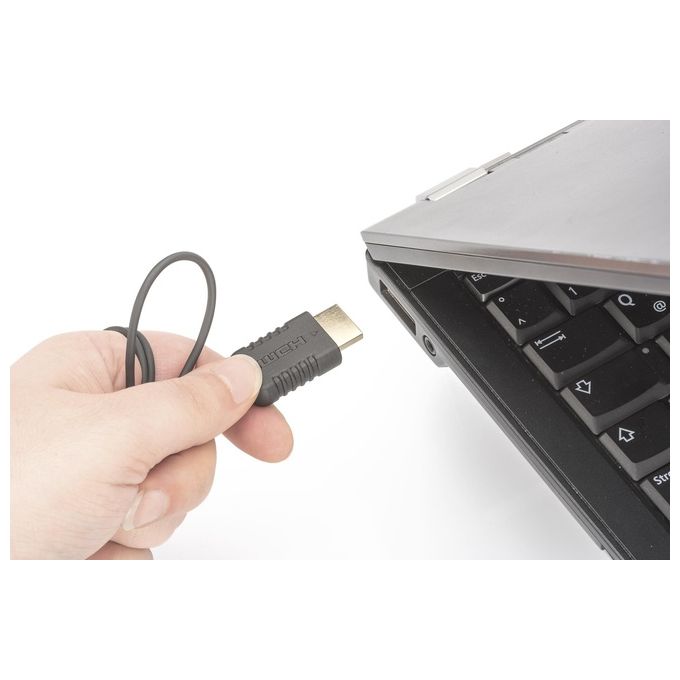 Digitus Cavo di Connessione Hdmi High Speed Tipo A Altamente Flessibile 2mt
