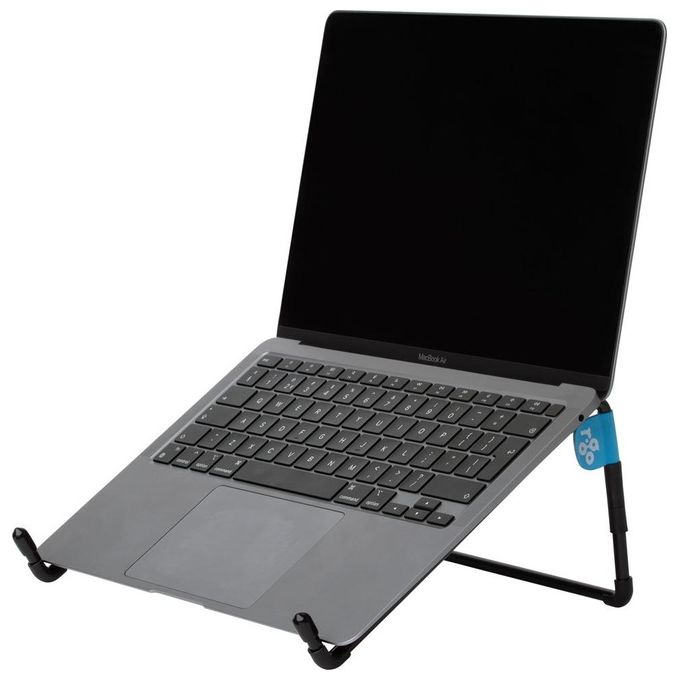 R-Go Tools RGOSC015BL Supporto per laptop ergonomico pieghevole adatto per laptop da 10 22 pollici colore Nero