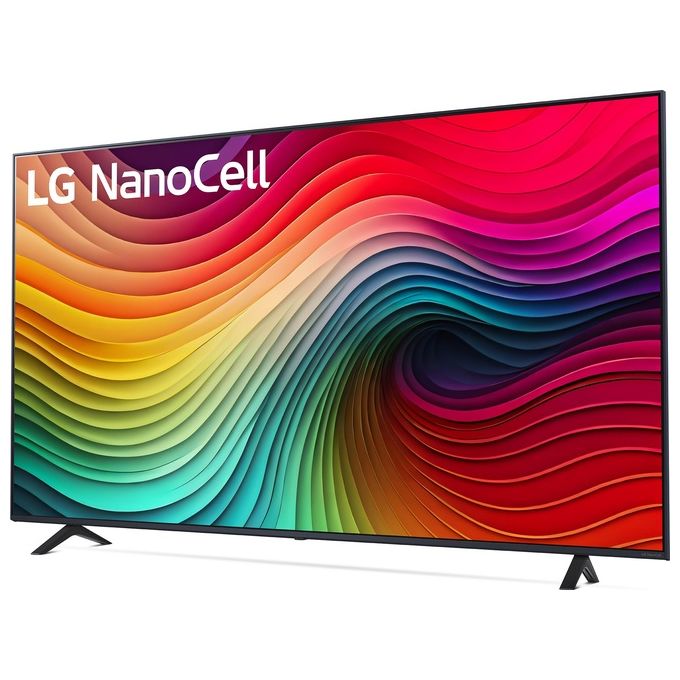 LG 75NANO82T6B NanoCell Smart TV 75'' 4K Ultra HD WebOS 24 3 HDMI Wi-Fi Processore α5 Gen7 colore Marrone